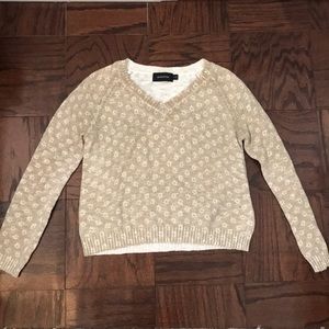 Mink Pink sunflower sweater size S